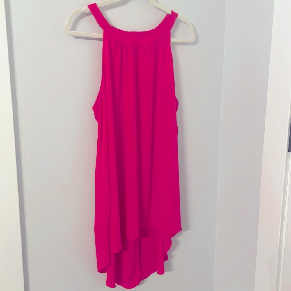 Bright Fuchsia High-low Camisole